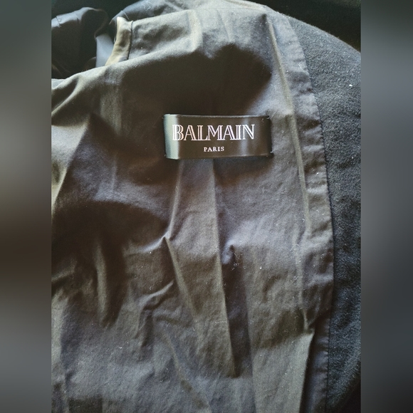 Balmain Paris Moto Jacket Size M - Picture 5 of 7